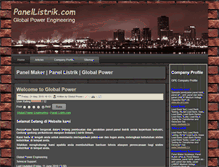 Tablet Screenshot of panellistrik.com